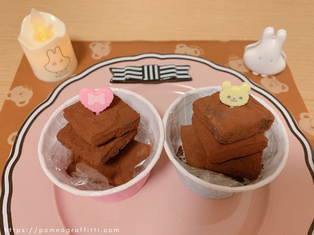 生クリームで作った生チョコ